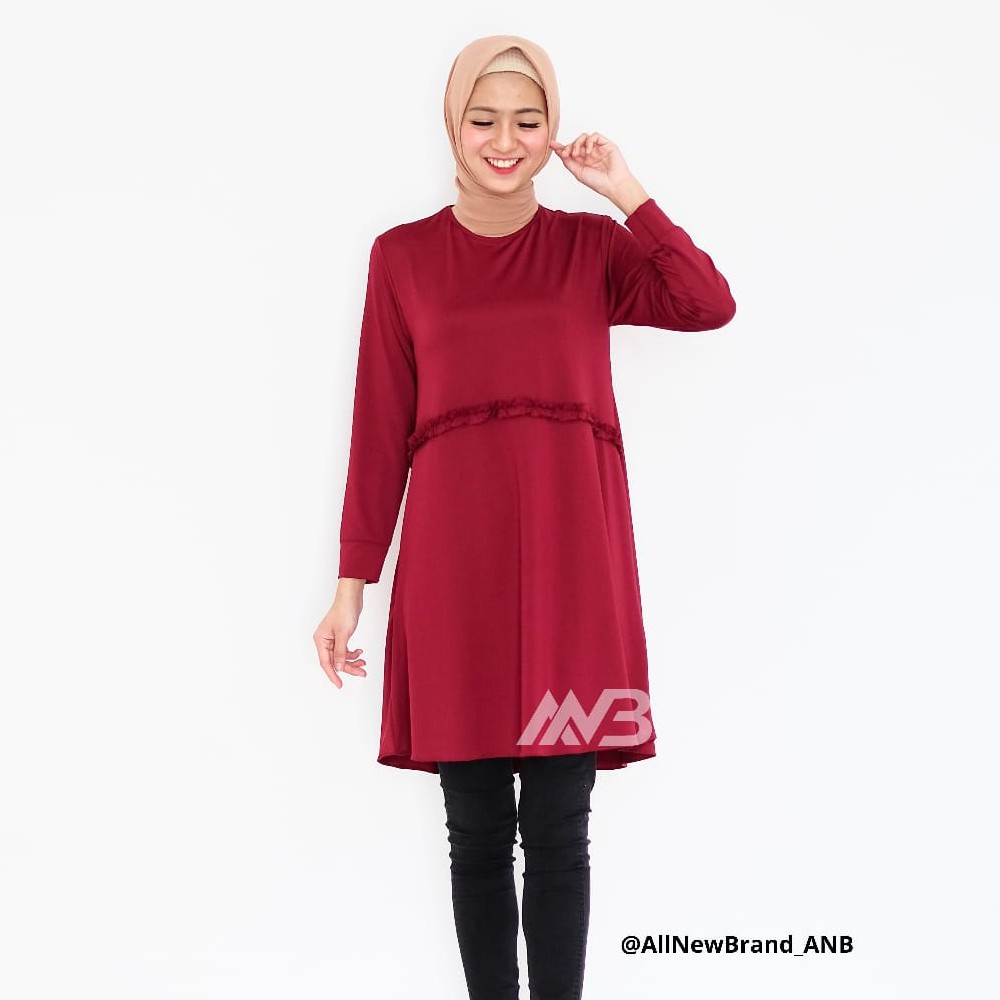 BEFAST - ZEC Tunik AGITA / Tunik T6 / Tunik Dleri HARGA PROMO HARGA DISKON Top GILA HARGA MODAL / Tunik Wanita / Tunik Polos / Tunik Kekinian 2021 / Tunik Formal / Tunik Lengan Panjang