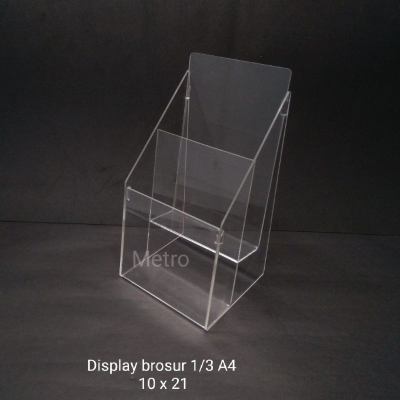 Jual Display Brosur Acrylic Akrilik Tempat Brosur Shopee Indonesia