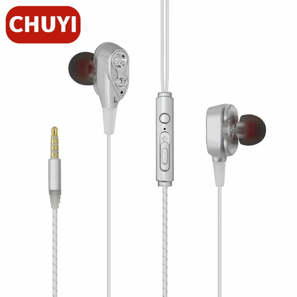 Earphone In Ear HiFi Stereo Kabel Jack 3.5mm Panjang 1.1M Untuk Olahraga Lari