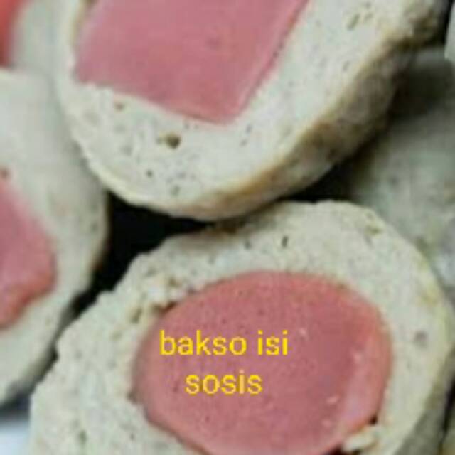 

Bakso sapi isi sosis Namine Bakso isi 30biji