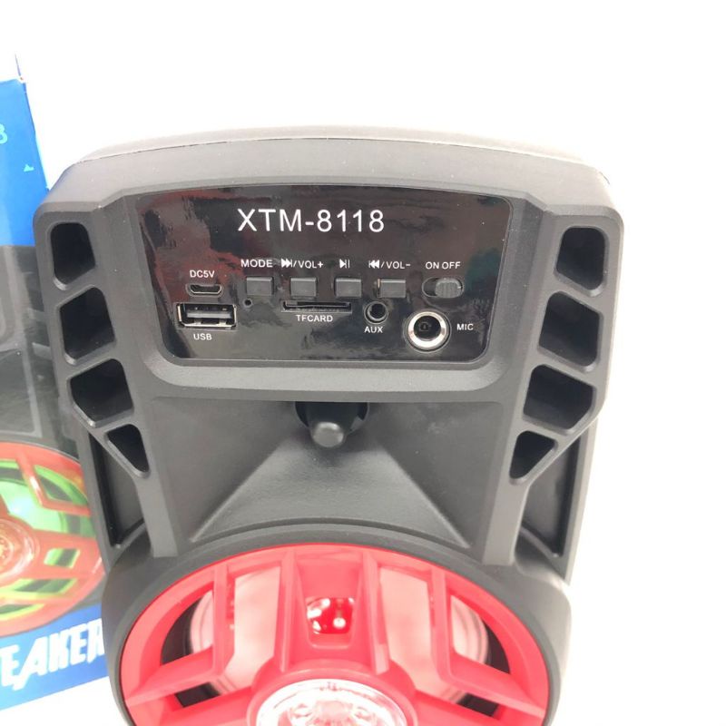 0XTM-8118 Speaker Bluetooth + Mic Karaoke XTM8118 Speaker Karaokean