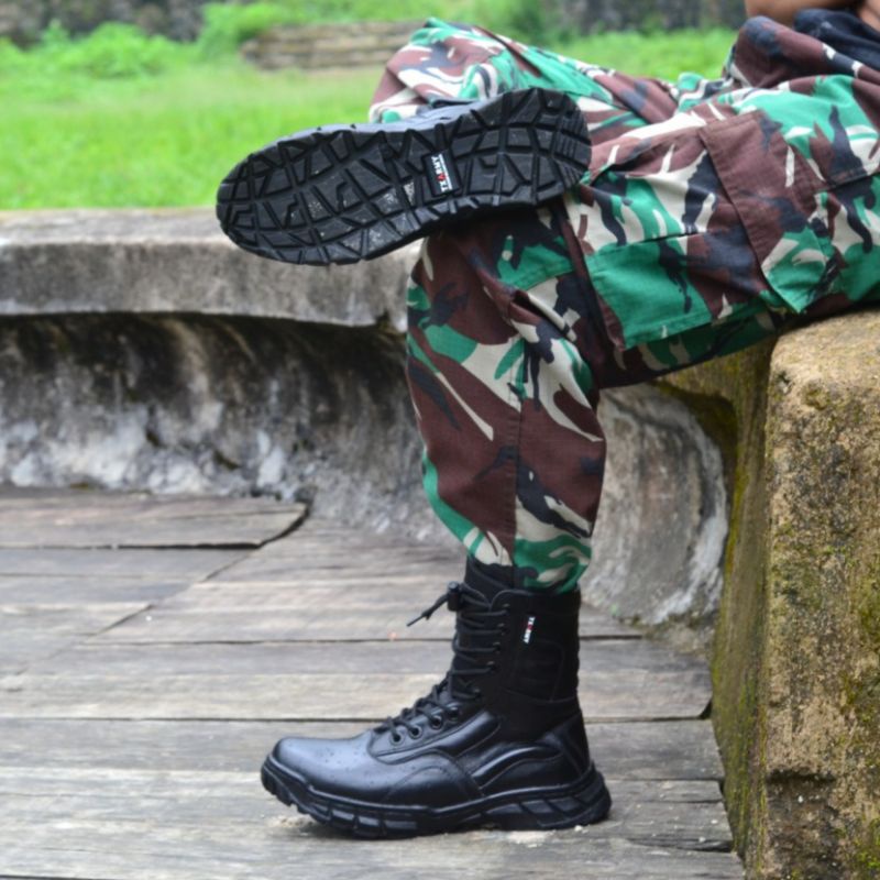 SEPATU PDL LGR RJR WEBA KULIT ASLI SEPATU PDL DINAS LAPANGAN TNI POLRI SECURITY SATPAM