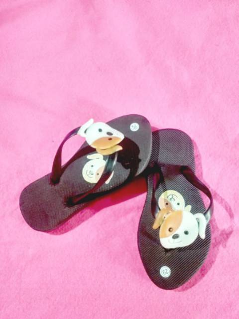 Sandal Anak Unisex Motif Shaggy Lucu