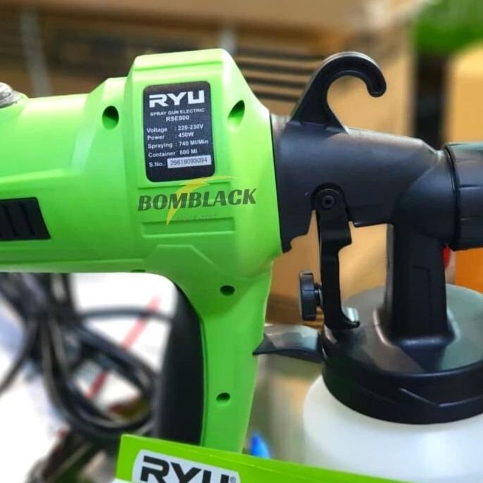 Spray Gun Electrik RYU RSE 800 Semprotan Cat Tembok Paint Zoom Listrik