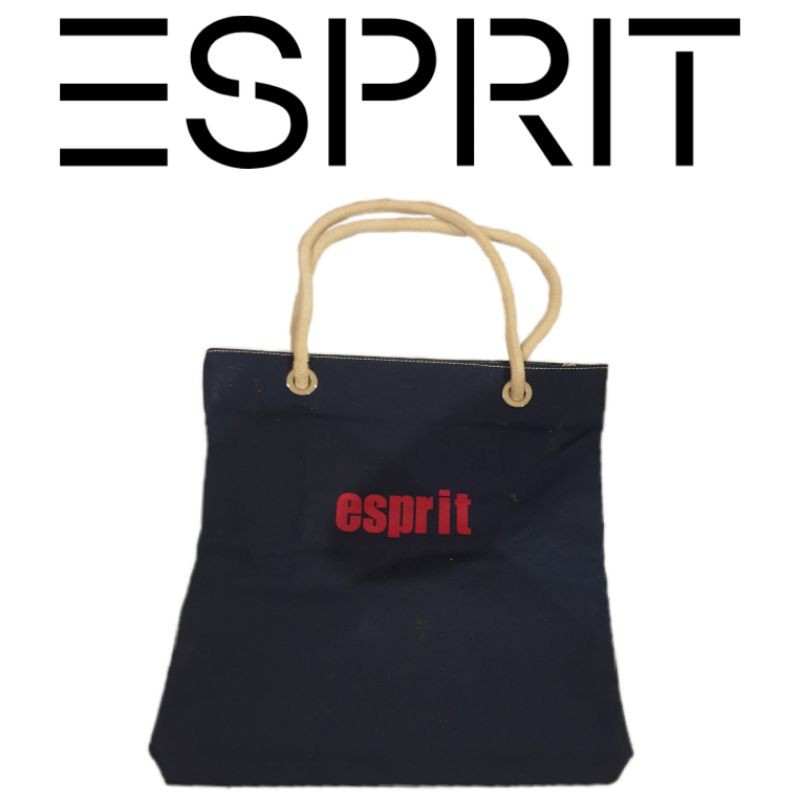 ESPRIT TAS HANDBAG TOTE BAG BIRU DONGKER