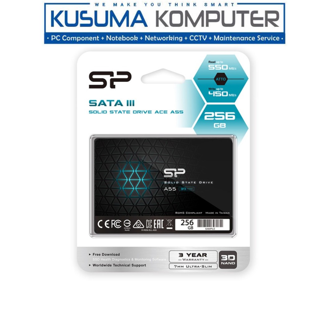 SSD Silicon Power A55 256GB SATA III 2.5&quot;