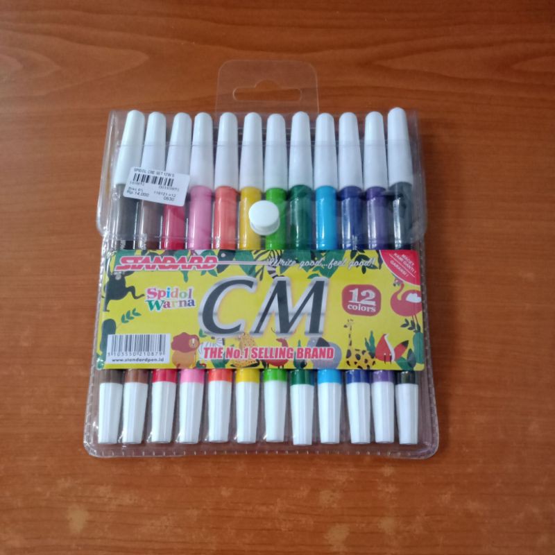 

Spidol CM2 Set 12 Warna Standard