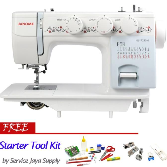 Mesin Jahit JANOME NS 7330N (Semi Portable)