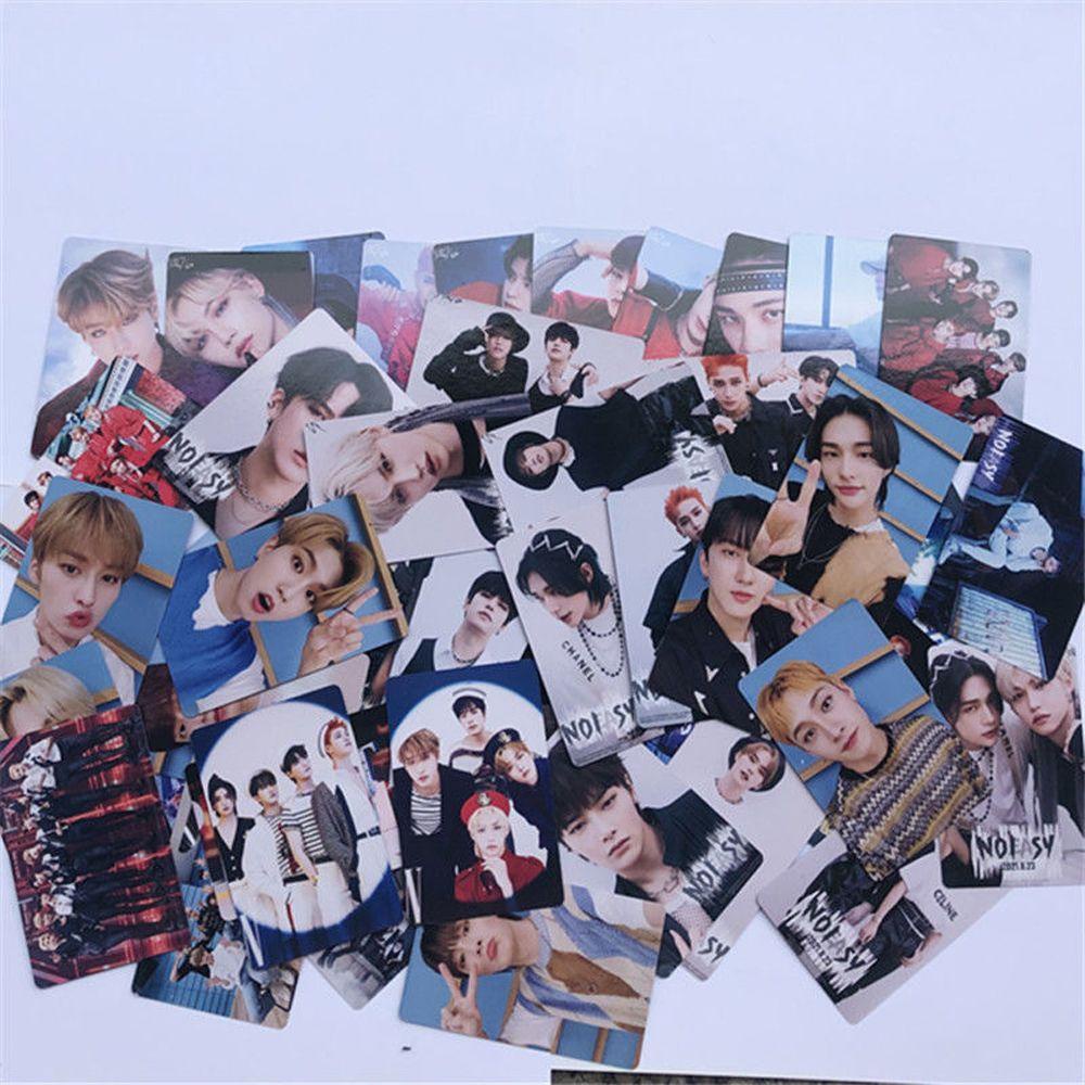 Lanfy Stray Kids Photocard No Easy 54Pcs/set ODDINARY Small Photo Card Kartu Pos Memori Kecil Perempuan Kartu Foto Album Pameran