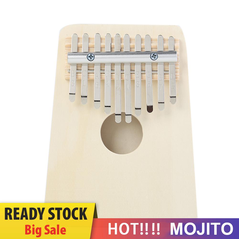 Alat Musik Kalimba 10 Kunci Bahan Basswood Untuk Pemula