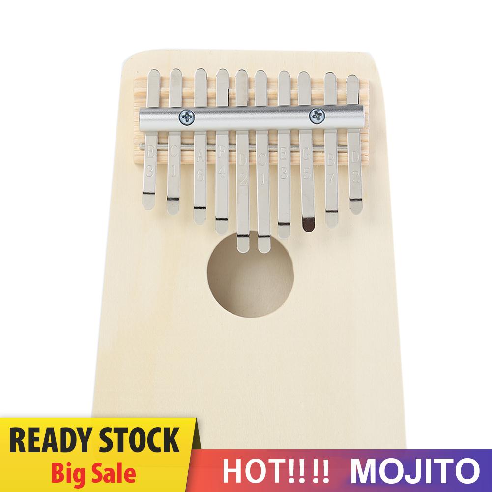 Alat Musik Kalimba 10 Kunci Bahan Basswood Untuk Pemula