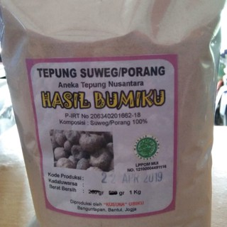 TEPUNG ORGANIK/TEPUNG PORANG/TEPUNG SUWEG ukuran 1 KG | Shopee Indonesia