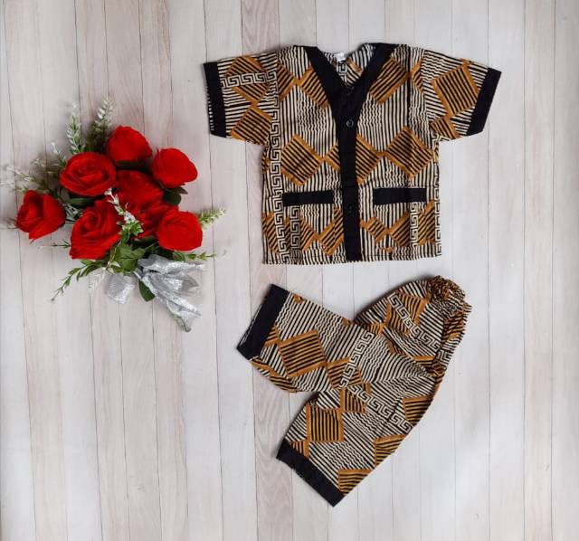 Cod Batik Piyama Anak Bayi Balita Cewek Cowok Adem Banget Kekinian Produksi Sendiri