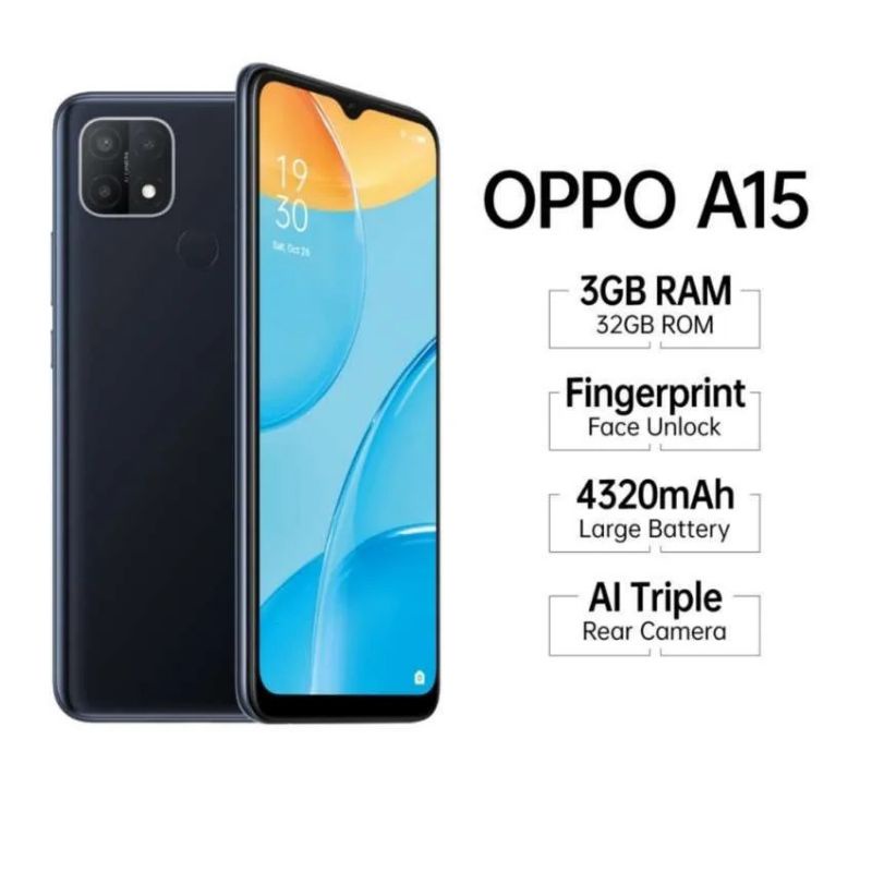 OPPO A15s 4/64 & OPPO A15 3/32 NEW GARANSI RESMI OPPO