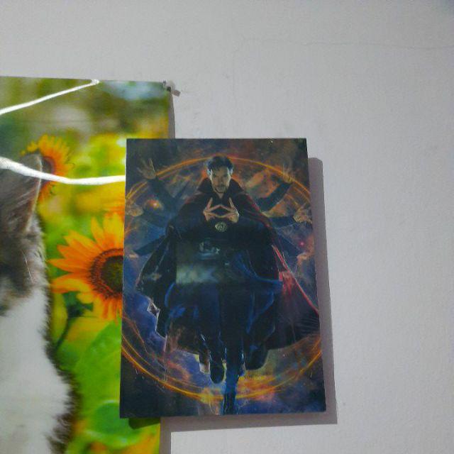 (a4) Poster Kayu Avengers - Thanos Doctor Strange Dekorasi Hiasan Dinding Studio Barbershop Kamar 13