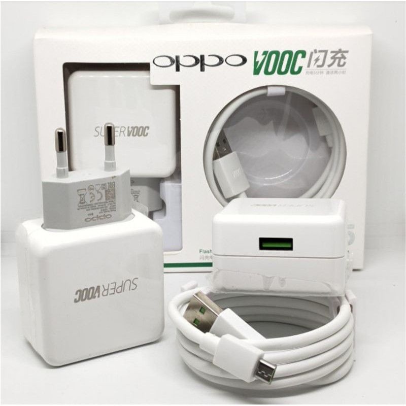 Charger Oppo Super VOOC R15 R17 4A Flash Charging Super VOOC Kabel Micro USB