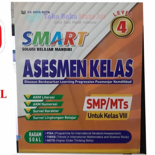 BEST SELLER SMART ASESMEN KELAS 8 SMP MTs LEVEL 4 ARYA DUTA