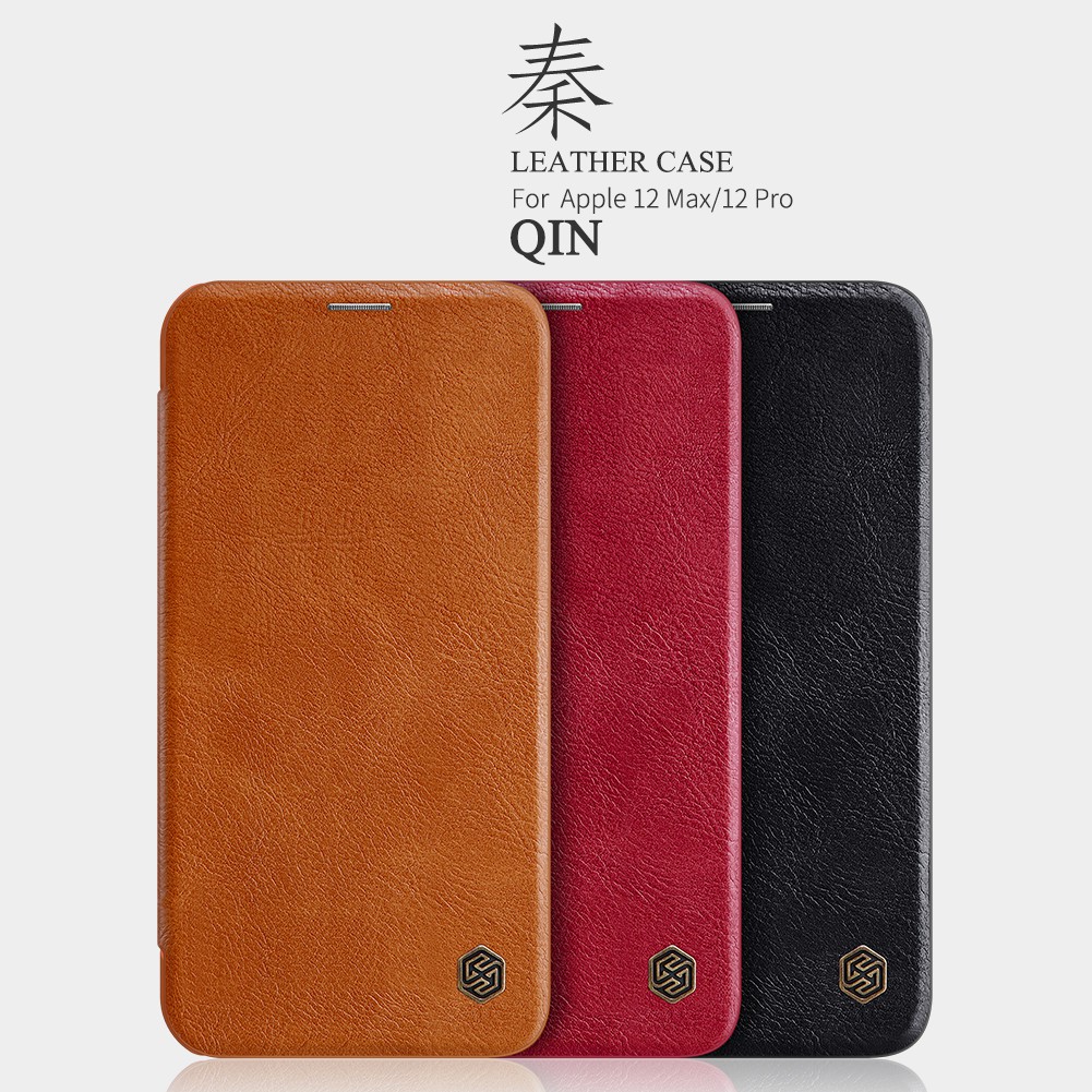 Flip Cover Apple iPhone 12 / 12 Pro 6.1 Nillkin Qin Leather Flip Case Original