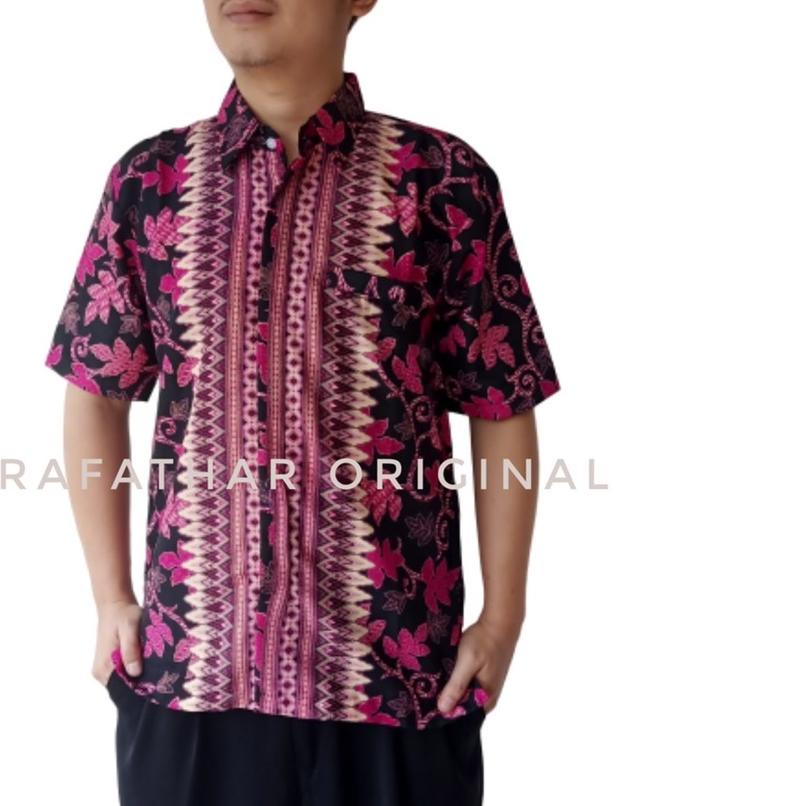 ➳ BAJU BATIK PRIA KEMEJA BATIK PRIA LENGAN PENDEK (TANAH ABANG) ☀