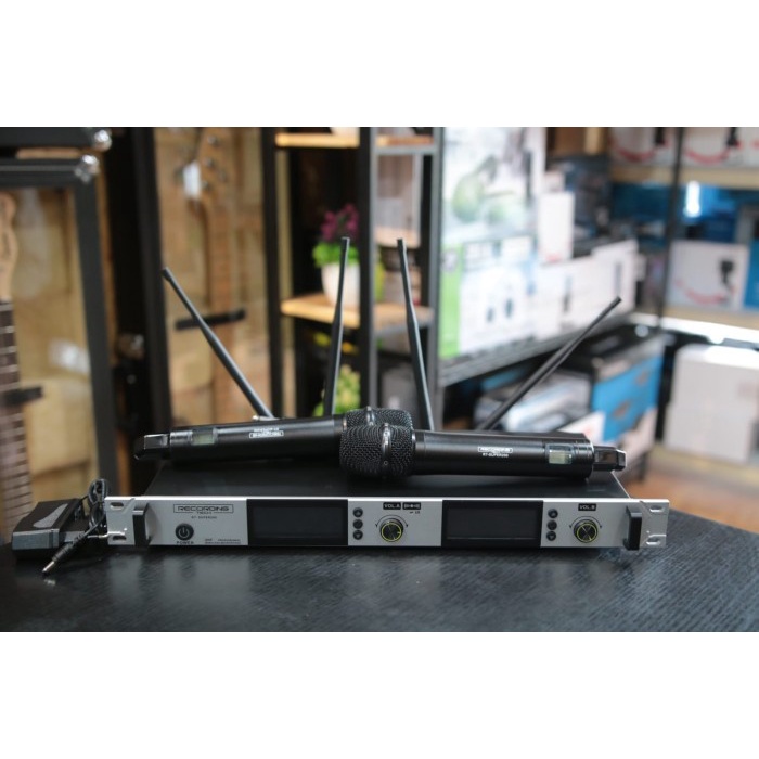 RECORDING TECH RT SUPER200 Super 200 Mic Wireless 2 Mic Hand Pegang