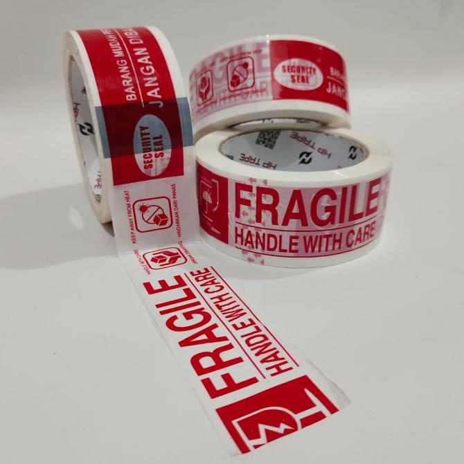 

1DUS=72ROLL FRAGILE MERAH 45MM X100YARD PROMO MURAH BY HOKI PAS