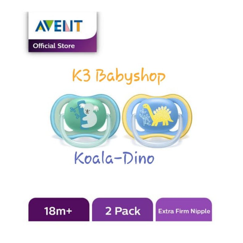 Empeng Avent Orthodontic Pacifier Soother 18m+ empeng bayi dot anak