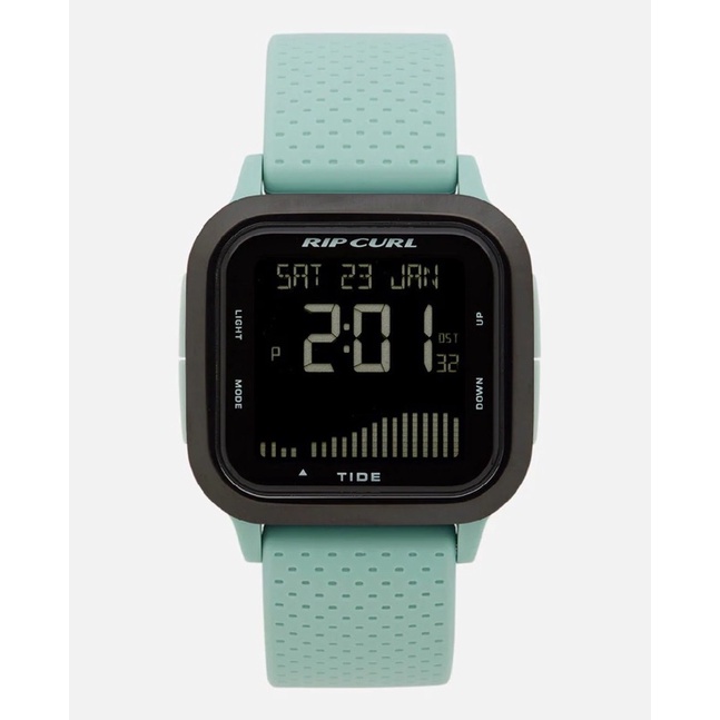 Jam tangan ripcurl next tide surf watch aqua