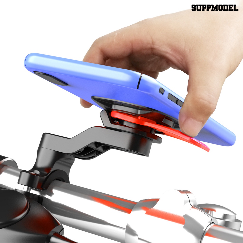Sdl 1 Set Bracket Holder Handphone Stabil Bahan ABS Shockproof Untuk Sepeda