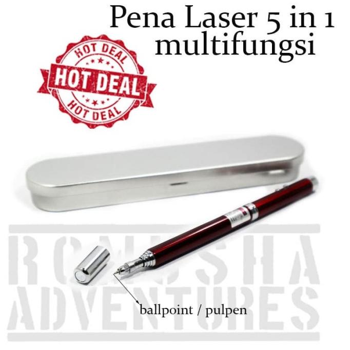 

#####] Pena 5 in 1 Laser Pointer Pulpen Pen Exclusive Box Premium Presentasi