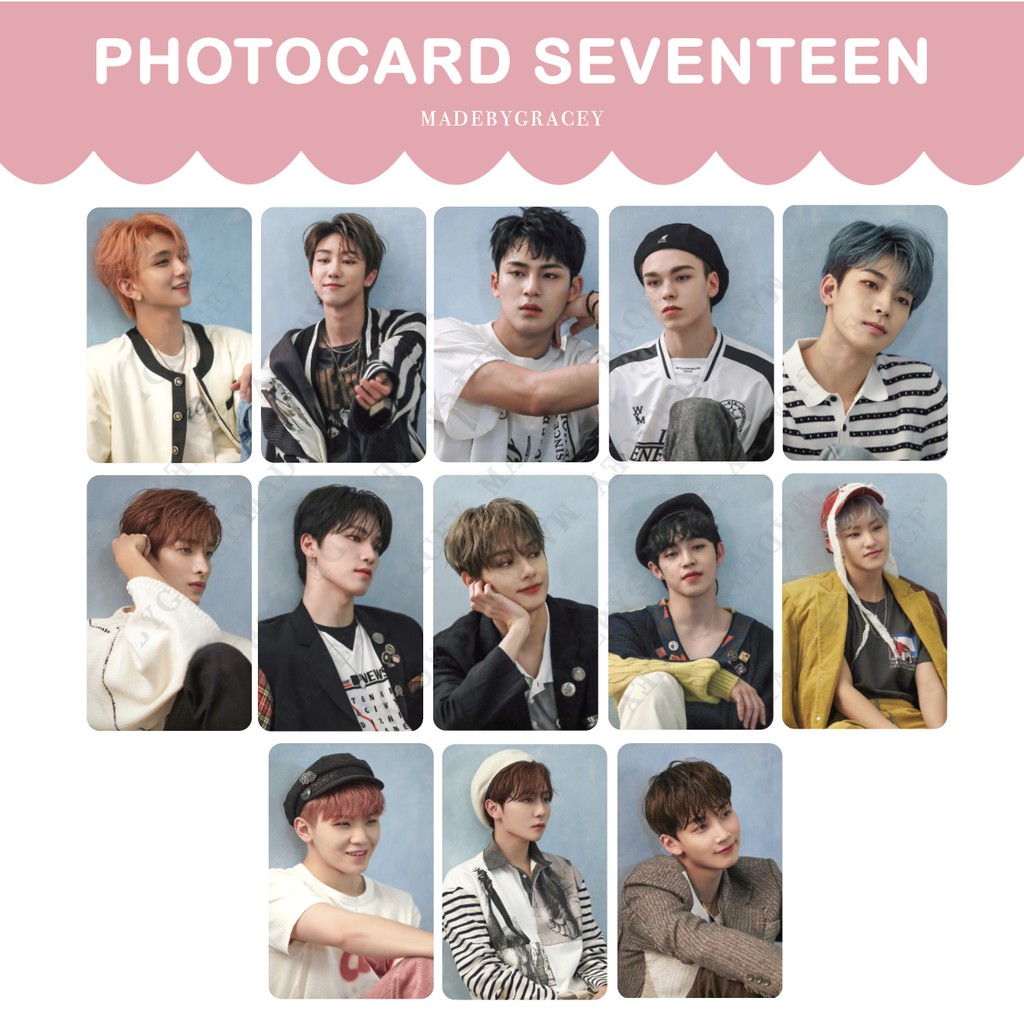 PO] Photocard SEVENTEEN Fallin' Flower Set 2 Mingyu SCoups Hoshi Wonwoo The8 Jeonghan dll