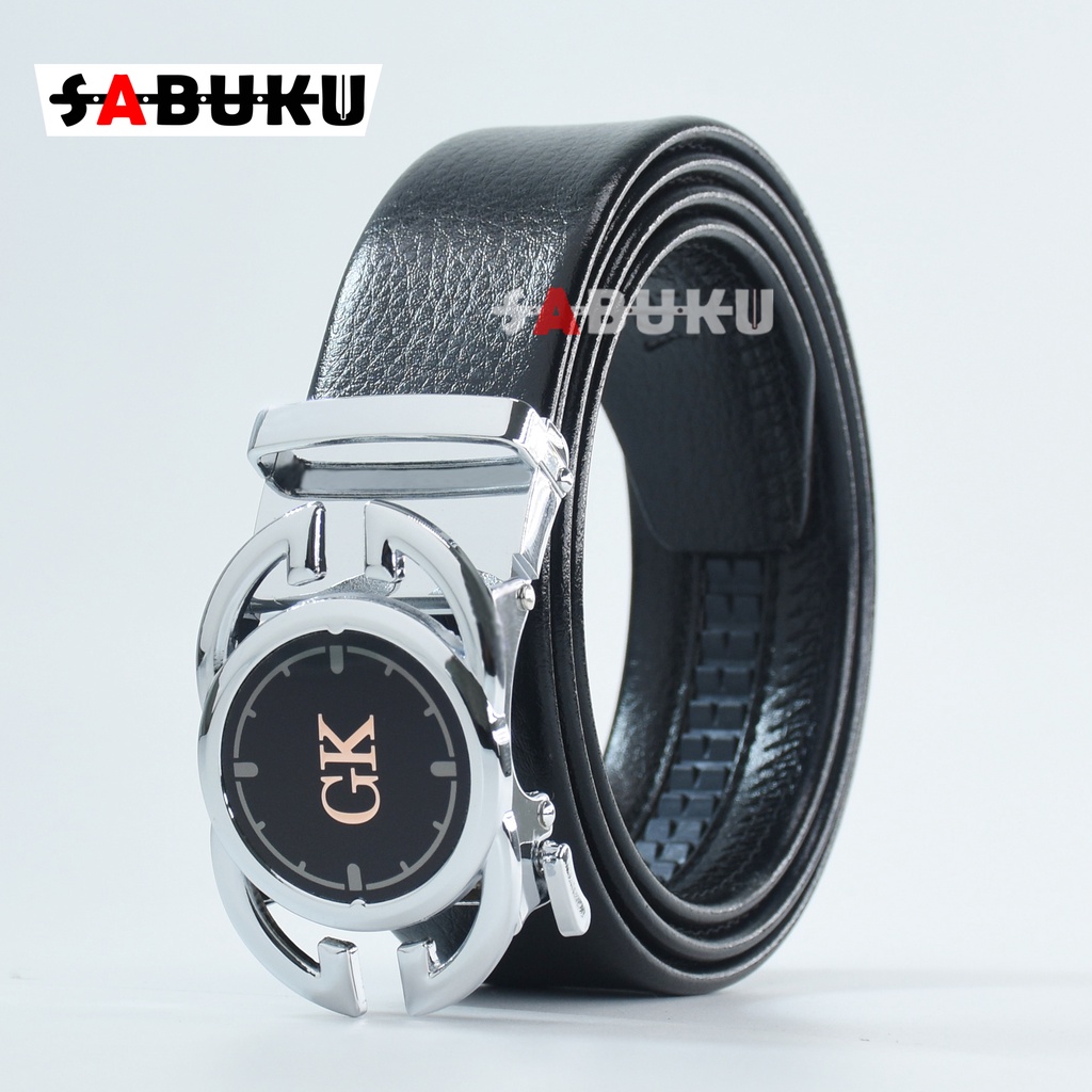 Ikat Pinggang Pria Model Rell Outo Lock Sabuk Rell Otomatis  Mewah Korea  - 064