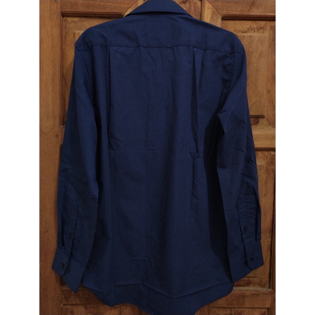 Kemeja lengan panjang Navy Merk Cole