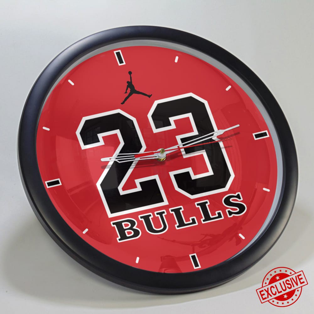 (ISTIMEWA BOSSQUE) JAM DINDING CUSTOM NBA - MICHAEL JORDAN 23 - CHICAGO BULS