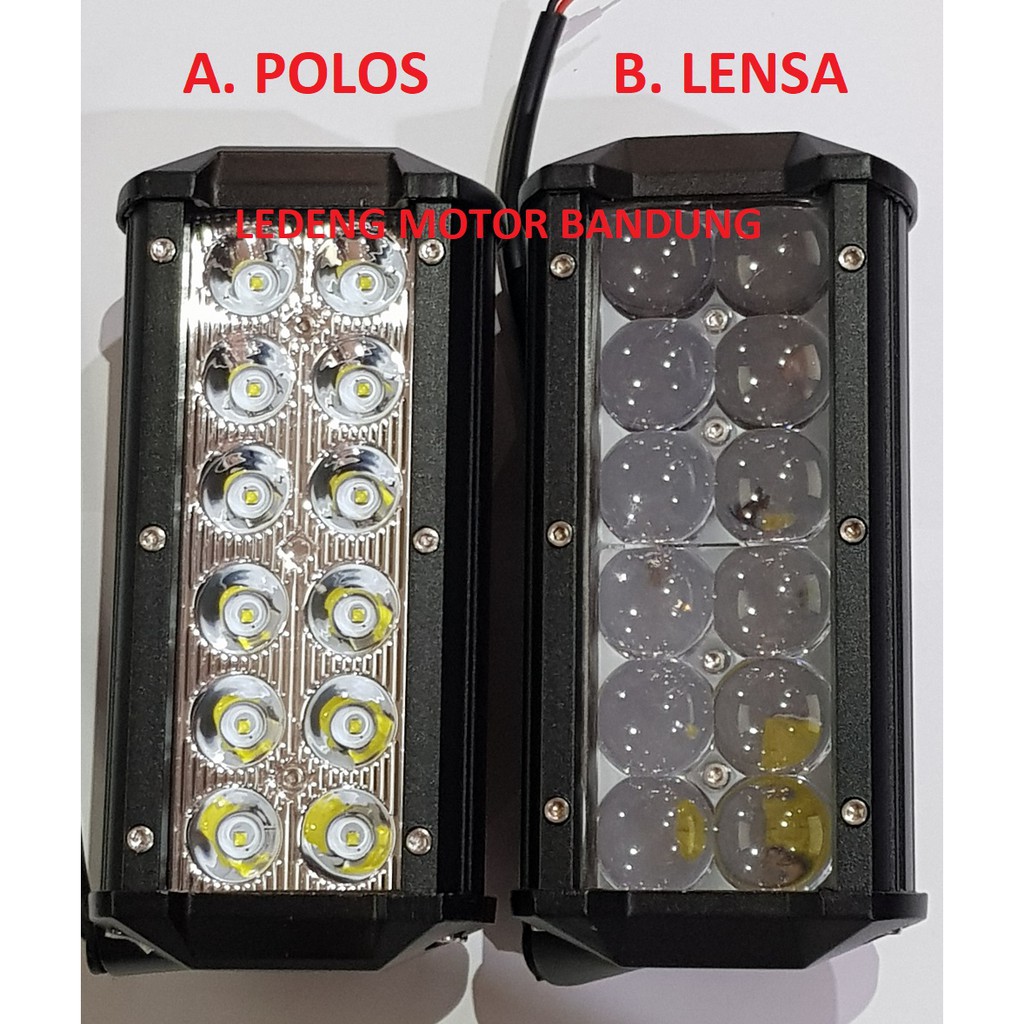 WorkLight Cree Led Spot 12 Mata 36 watt Lampu Tembak Sorot