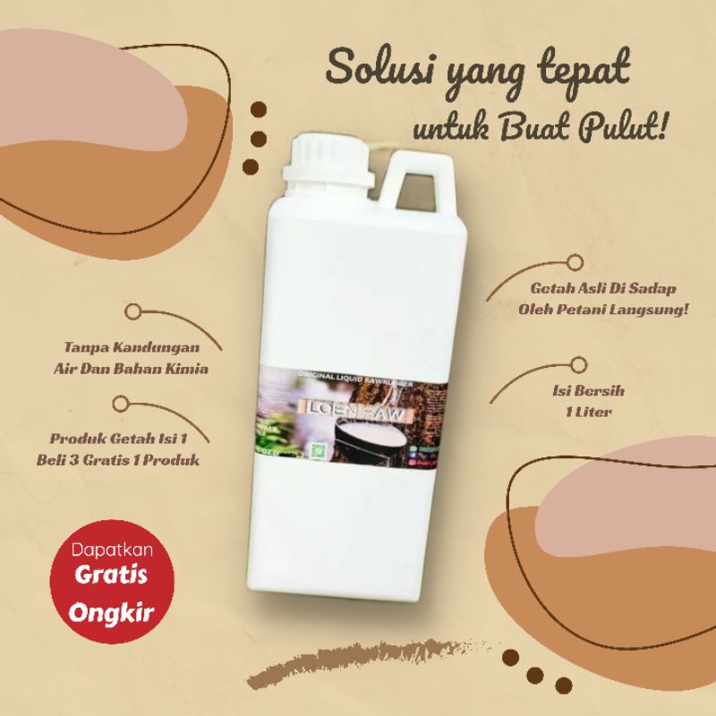 Getah Karet Mentah Cair Asli Murah