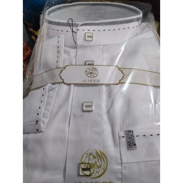 jubah Annur putih gamis jubah fashion muslim pria