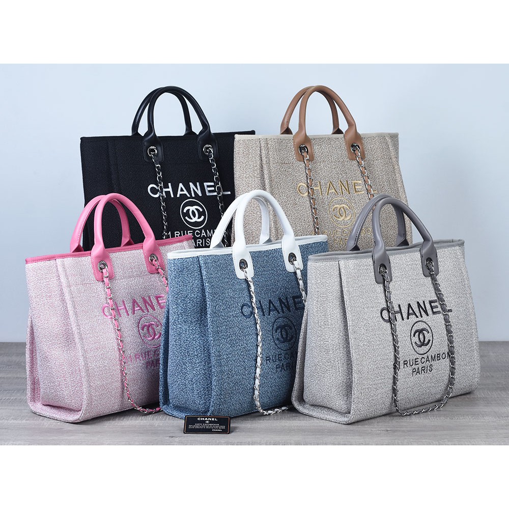 Tas Chanel Deauville Shopper 31 Rue Cambon Medium AP6129