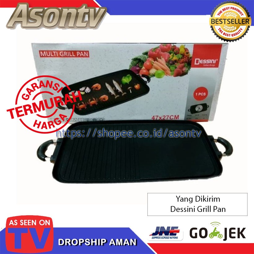 MULTI GRILL PAN ORIGINAL ALAT PANGGANG SERBAGUNA SATE AYAM IKAN BAKAR