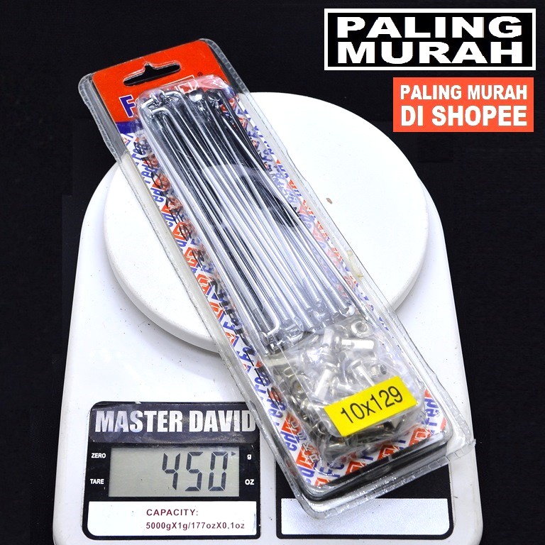 Ruji 10x129 Jari Jari 10X130 Motor Matic Velg 14 Mio Xeon Mio Soul Belakang Matic Honda Velg 17 Vari