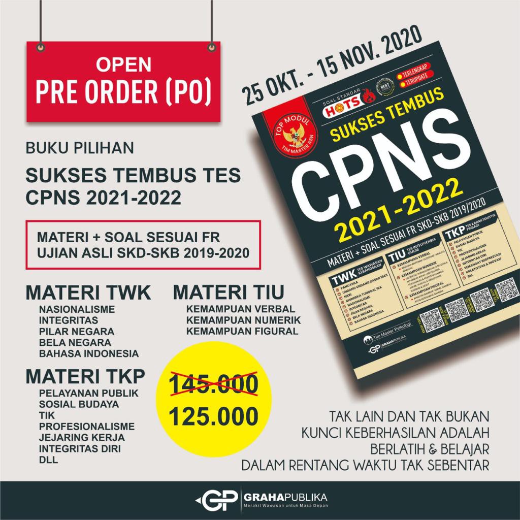 Buku Cpns 2021 Sukses Tembus Cpns 2021 2022 Kisi Kisi Resmi Umum 2021 Terkini Terupdate Shopee Indonesia