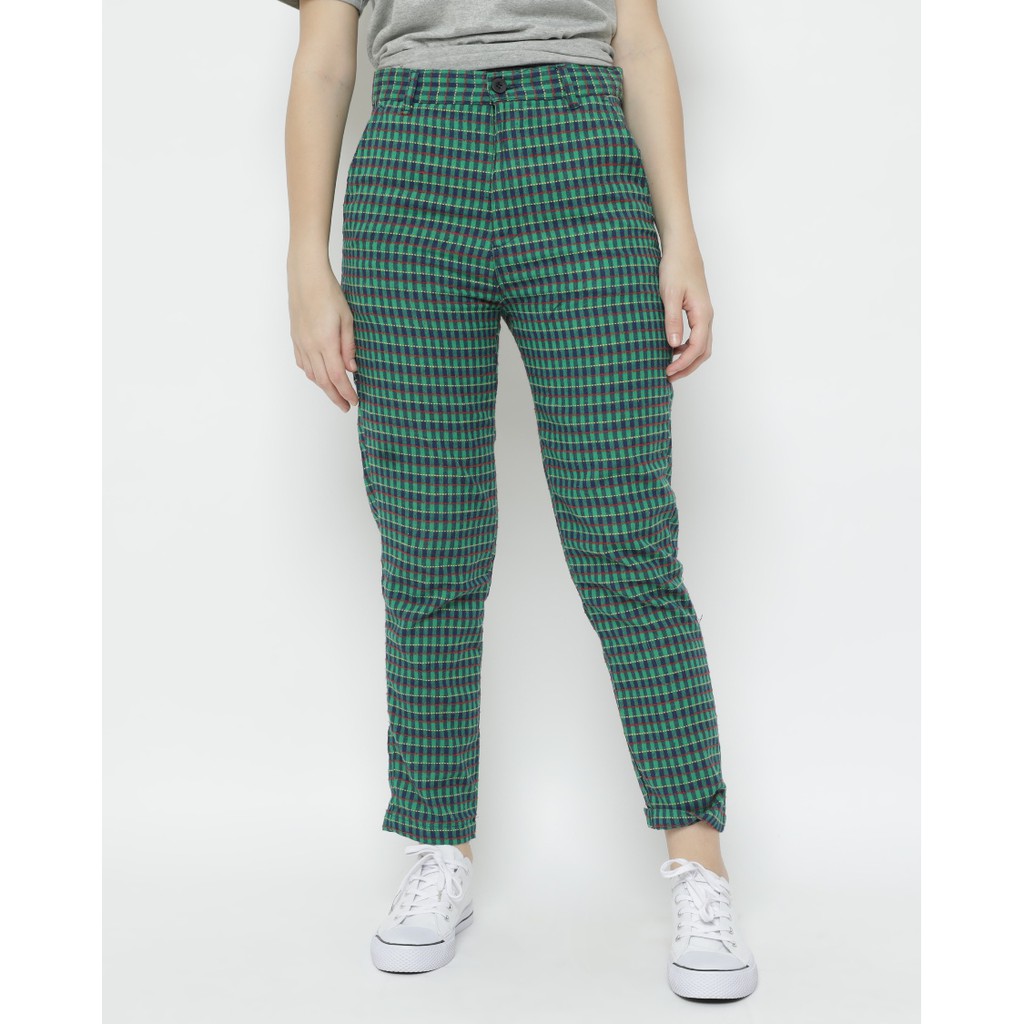 

Erigo Checked Pants Etona Green