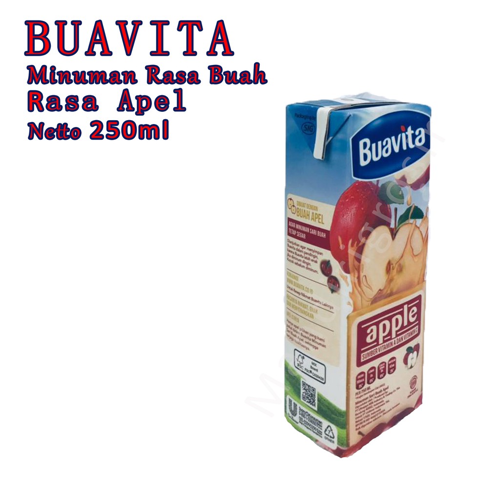 Minuman Sari Buah * Buavita * Apel * 252ml