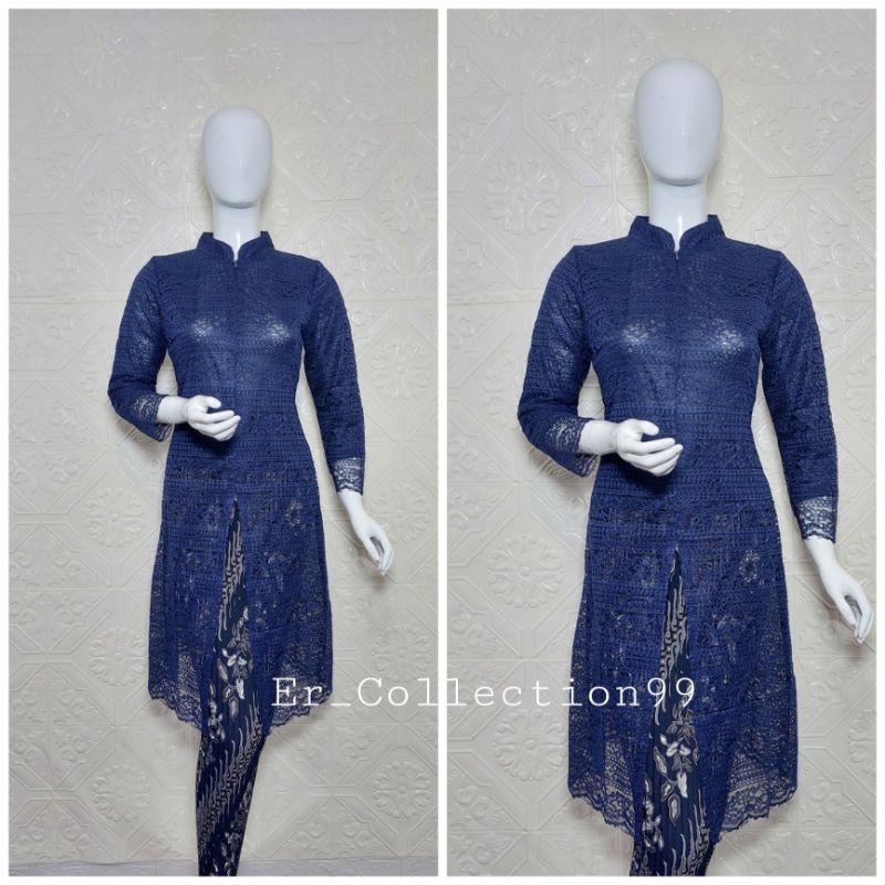 Kebaya Tunik / Kebaya Brokat / Kebaya Modern / Setelan Kebaya Brokat / Kebaya Pengantin-4