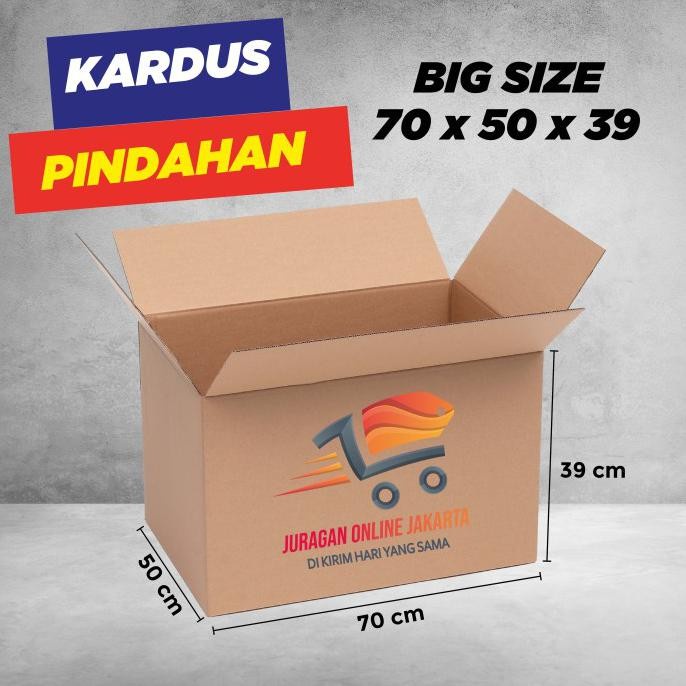 

Promo Kardus Besar Bekas Jumbo Pindahan Packing 70X50X39 045