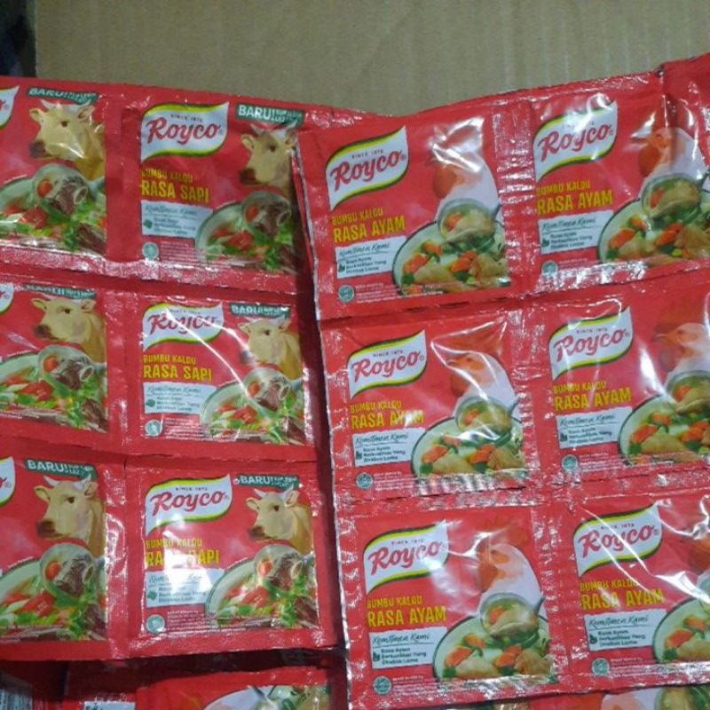 

Royco penyedap rasa sapi dan ayam 1renceng 24sachet