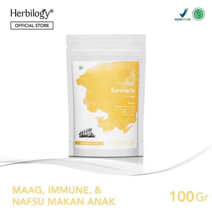 

[BISA BAYAR DITEMPAT] Herbilogy Turmeric (Kunyit) Extract Powder 100g SALE Kode 1085