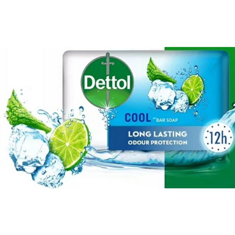 Dettol Sabun Batang 65 / 100 gr Sakura Cool Original Invigorate Mandi Body Wash Detol