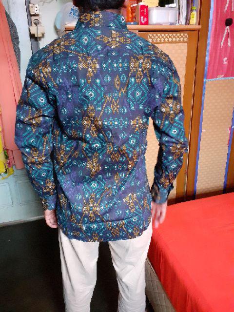 Morris Store Kemeja Batik Songket Pria Motif Clasic