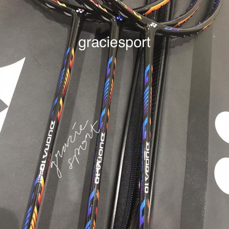 Raket Yonex duora 10 black orange