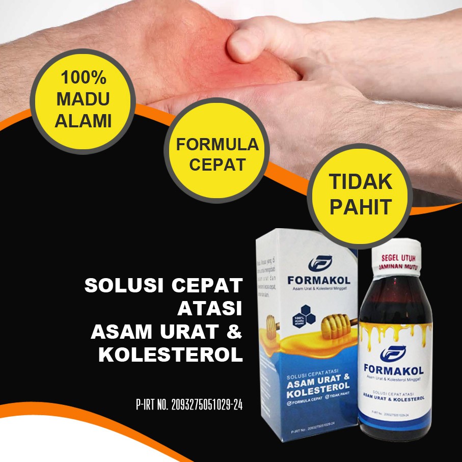 

Obat Herbal Kolesterol Asam Urat Ampuh Aman Alami - FORMAKOL 175gr